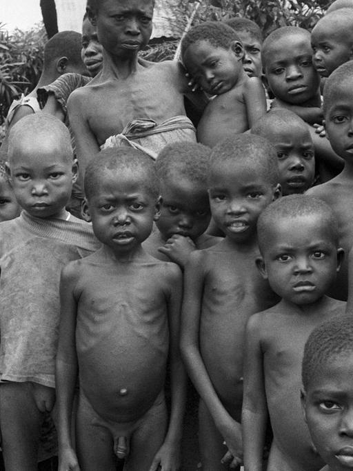 Die hungernden Kinder von Biafra schockierten die Welt - Biafra wurde zum Synonym für Elend, Hunger, Verzweiflung und Massensterben