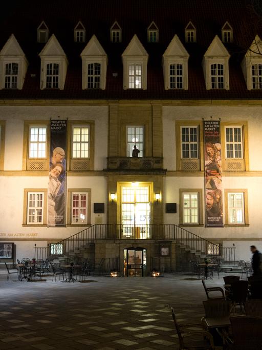 Blick auf das Theater am Alten Markt in Bielefeld (Nordrhein-Westfalen) am 07.03.2013.