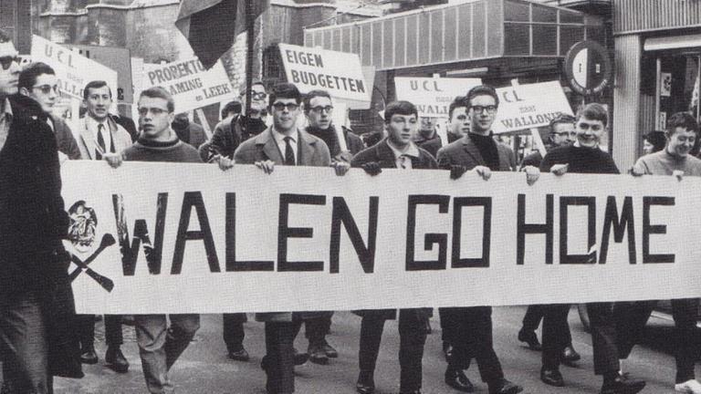 68er-Proteste in belgischen Leuven