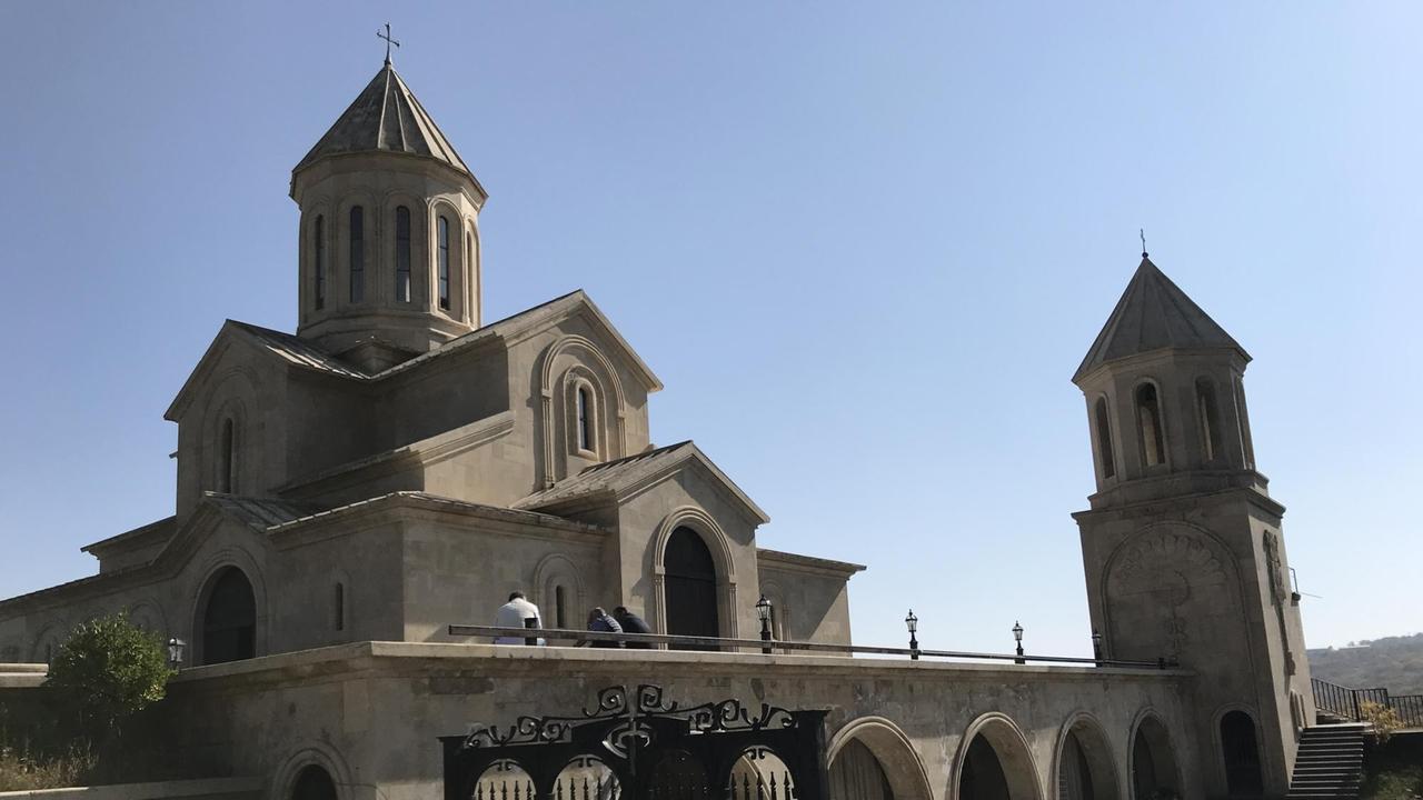 Die Kirche von Priester Andria Jagmaidze in der Nähe von Tiflis