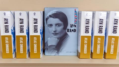 Bücher "Atlas Shrugged" vom Ayn Rand Institut.