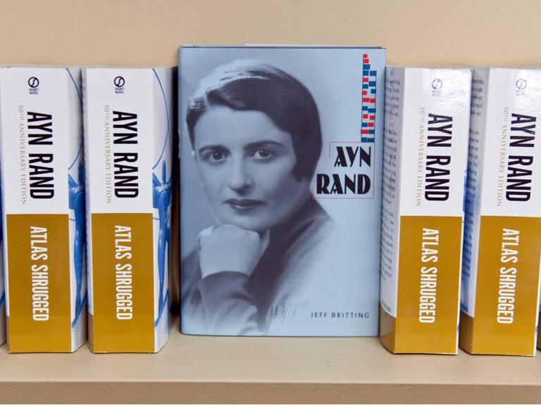 Bücher "Atlas Shrugged" vom Ayn Rand Institut.
