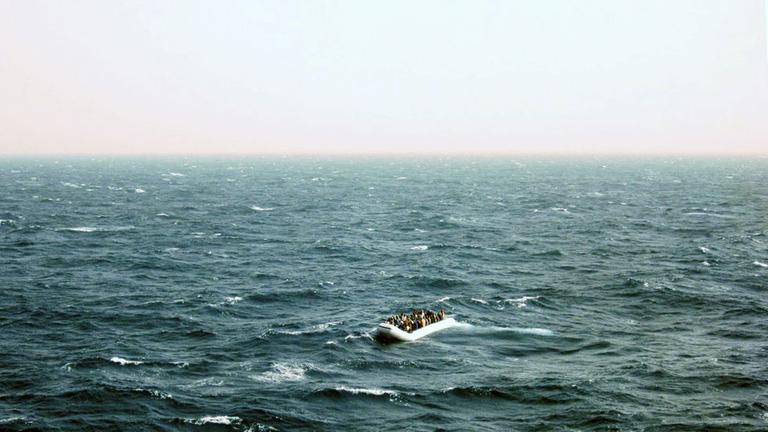 Flüchtlinge auf dem Mittelmeer
