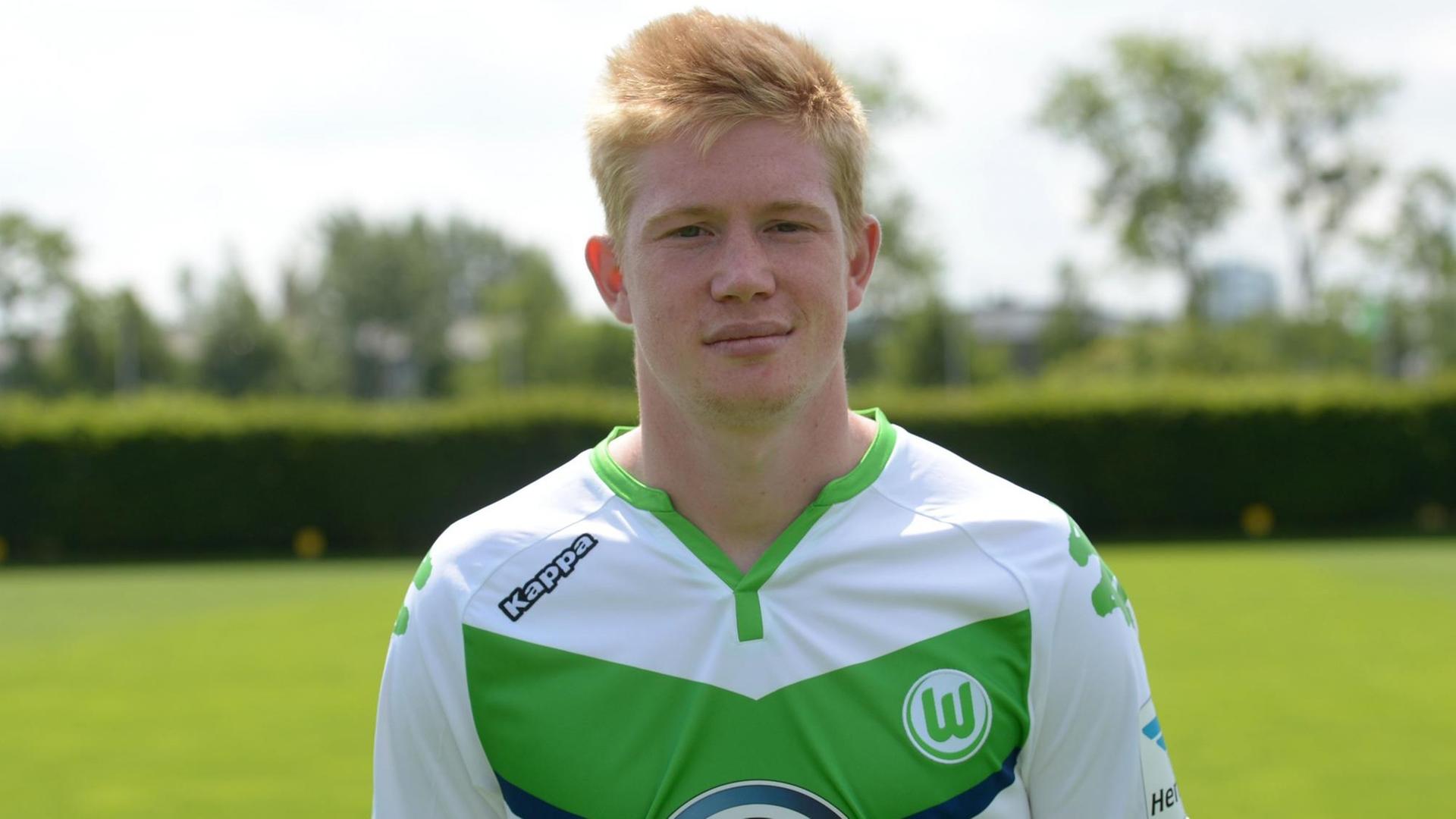 Kevin De Bruyne im Trikot des VfL Wolfsburg - Ein Bild mit historischer Bedeutung