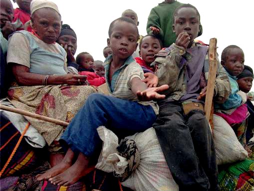 Elend erzeugt Fluchtgedanken: Flüchtlinge in Ruanda, 1996