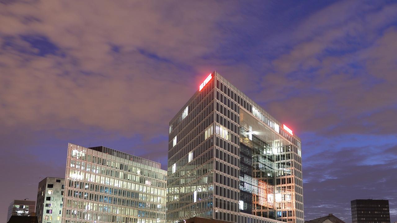 Das Verlagsgebäude vom Nachrichtenmagazin "Der Spiegel" in Hamburg