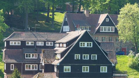 Wohnhäuser der Odenwaldschule im hessischen Heppenheim