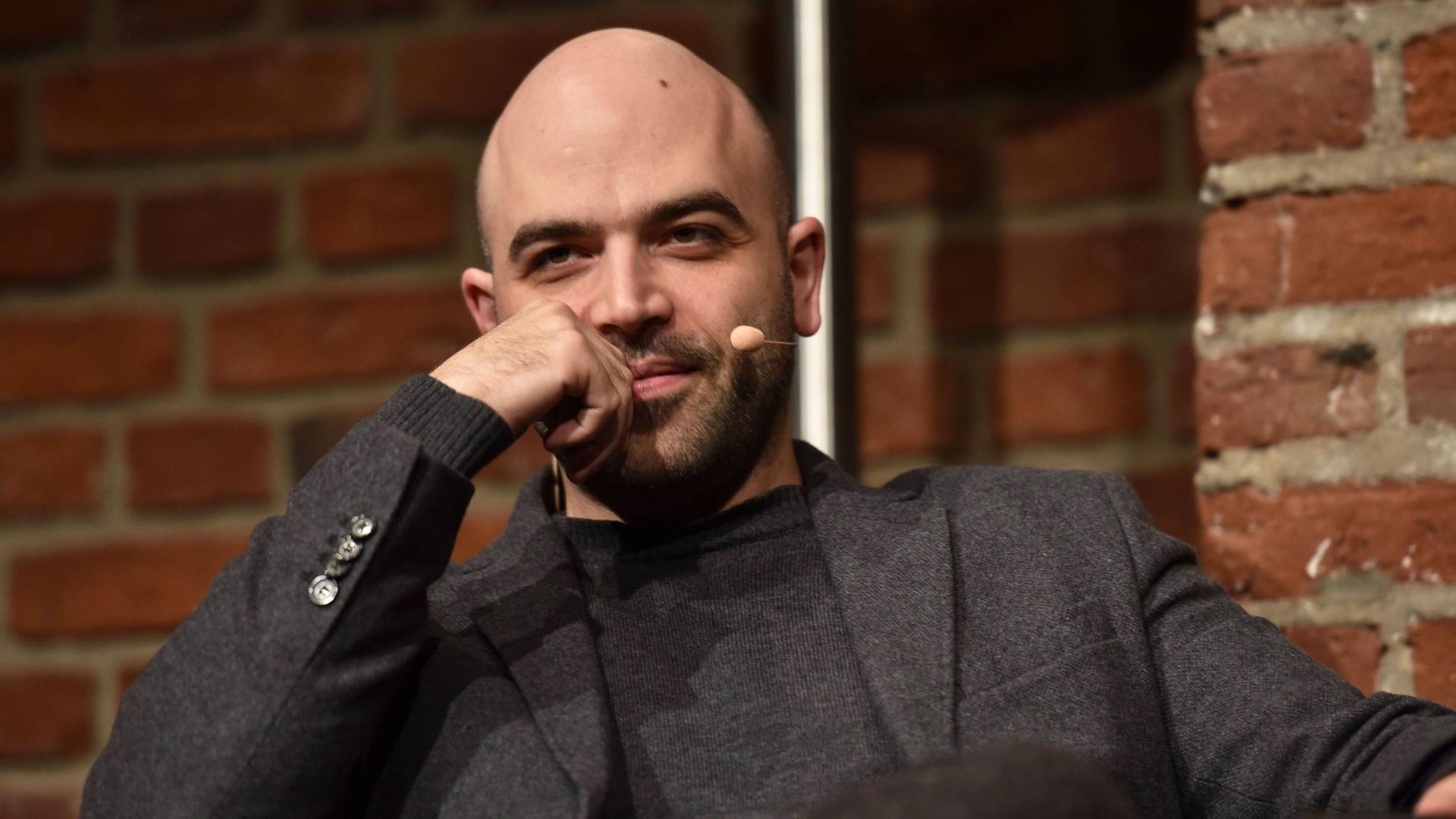 Der italienische Schriftsteller Roberto Saviano