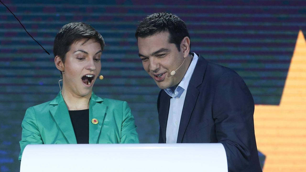 Die Grüne Ska Keller und der Sozialist Tsipras