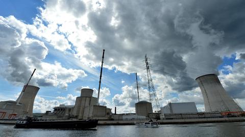Das umstrittene belgische Atomkraftwerk Tihange.
