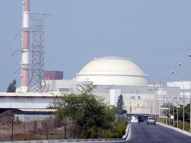 Das Atomkraftwerk Bushehr im Iran im August 2010.