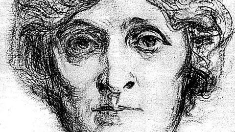Das Porträt zeigt die US-amerikanische Schriftstellerin Edith Wharton (1862-1937).