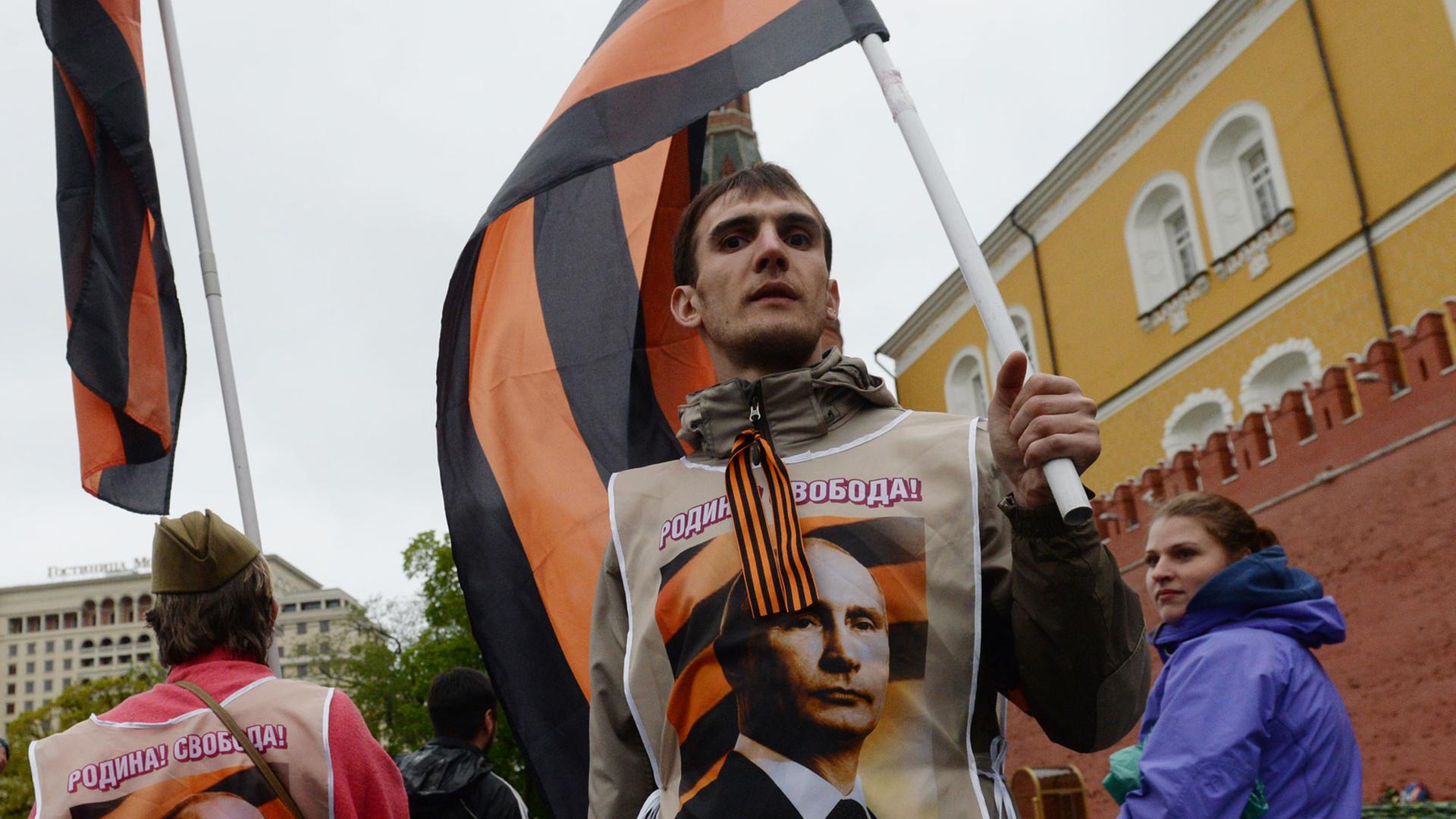 Prorussische Demonstranten in Odessa