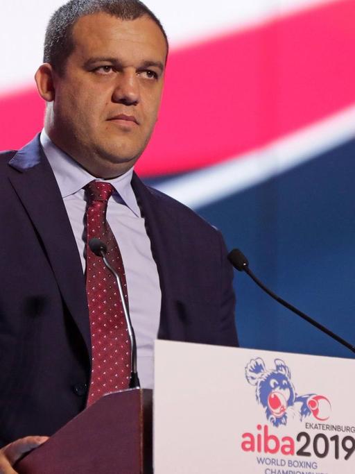 Umar Kremlev kandidiert als neuer Präsident für den Box-Weltverband AIBA.