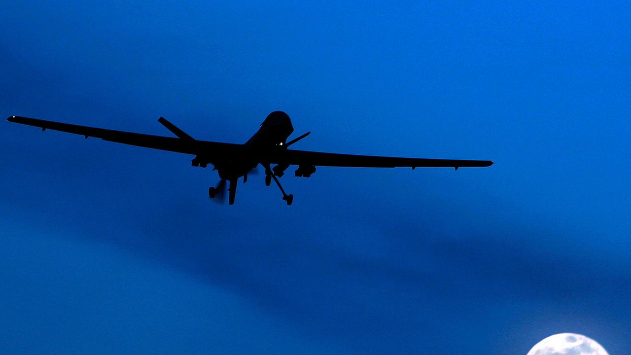 Eine Drohne vom Typ Predator im Einsatz in Afghanistan.