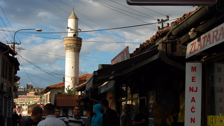 Novi Pazar, der größten Stadt im Sandschak