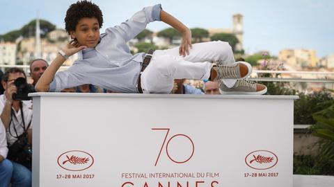 Schauspieler Jaden Michael posiert bei den Filmfestspielen in Cannes