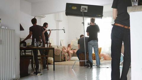 Dreharbeiten zum Film "Schnick Schnack Schnuck"