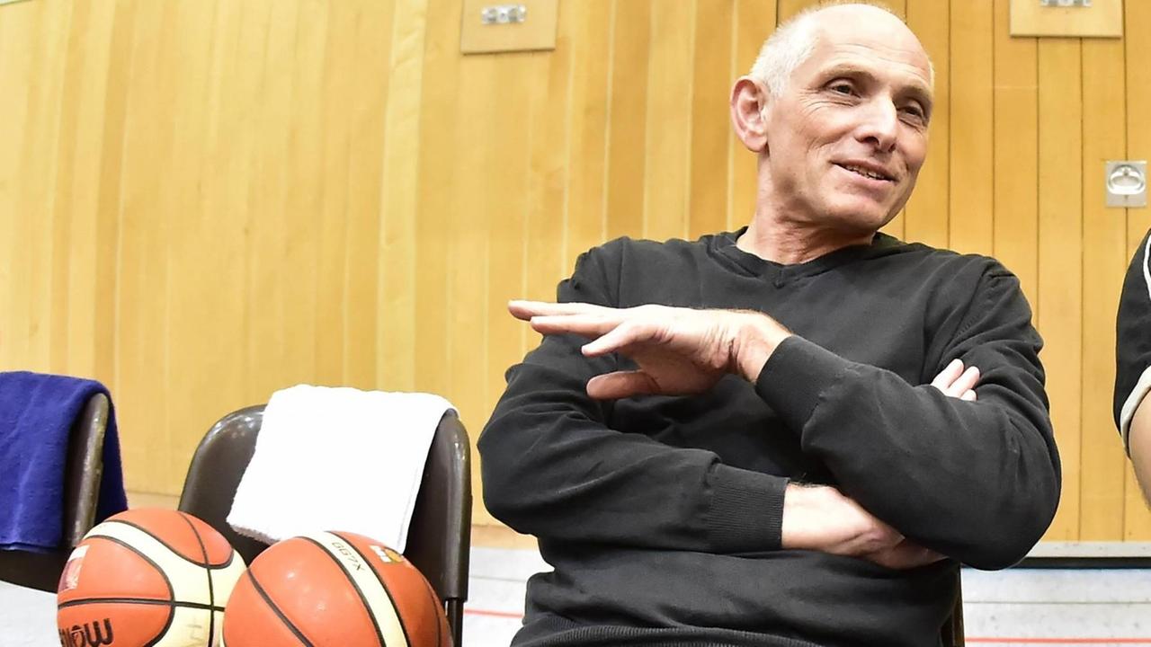 Wolfgang Heyder, Berater des Basketball-Teams Oettinger Rockets Gotha.