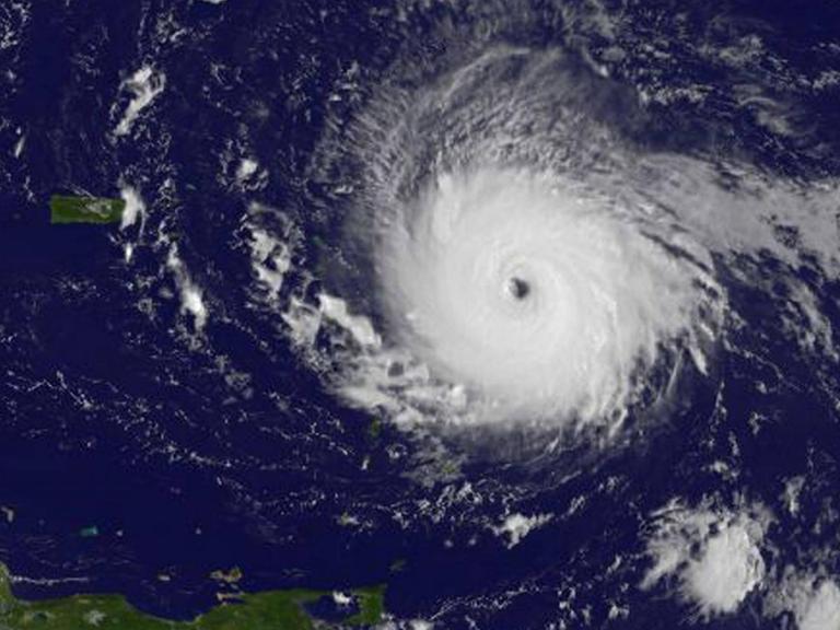 Hurrikan Irma auf einem Satellitenbild vom 5. September
