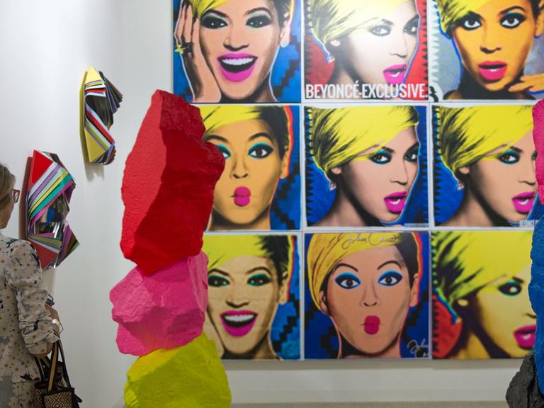 "Beyonce" von US-Künstler Jonathan Horowitz auf der Art Basel 2015
