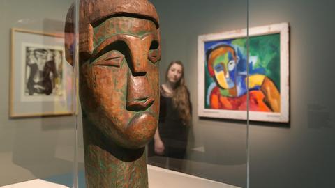 Ausstellung "Karl Schmidt-Rottluff: expressiv, magisch, fremd" am 25.01.2018 in Hamburg. Foto: Ulrich Perrey