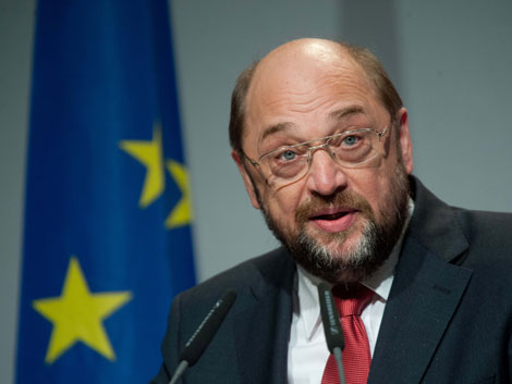 Der Präsident des Europäischen Parlaments, Martin Schulz