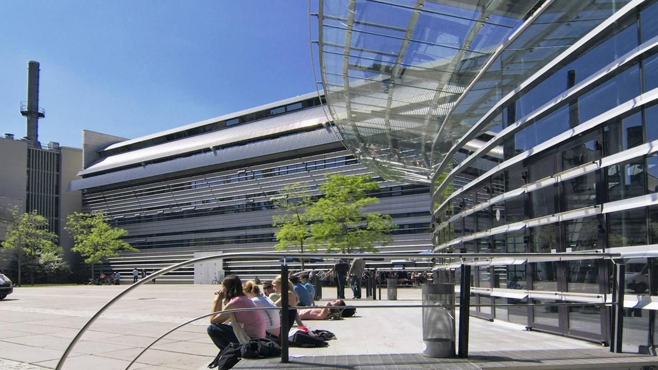 Blick auf die Technische Universität in München