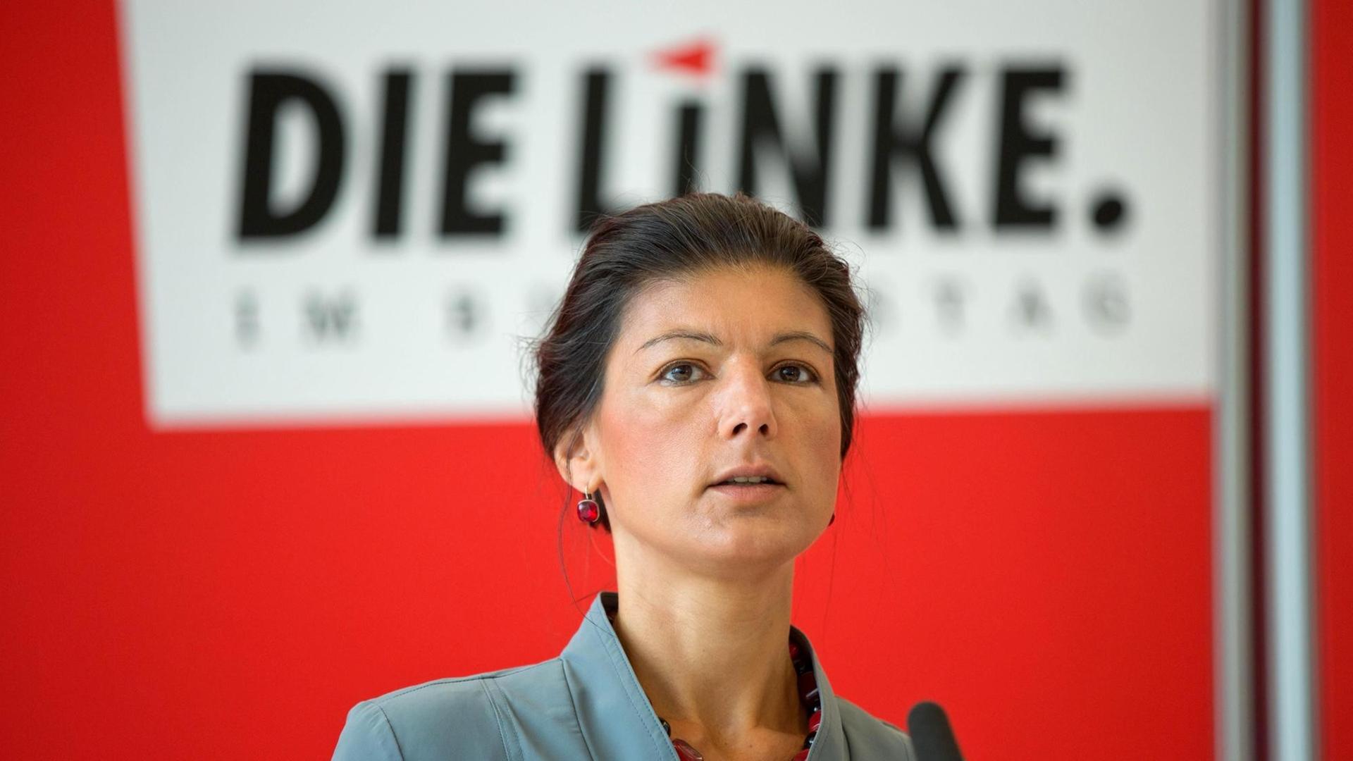 Sahra Wagenknecht, stellvertretende Vorsitzende der Fraktion Die Linke im Bundestag
