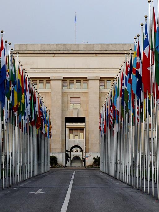 Der Sitz der Vereinten Nationen in Genf