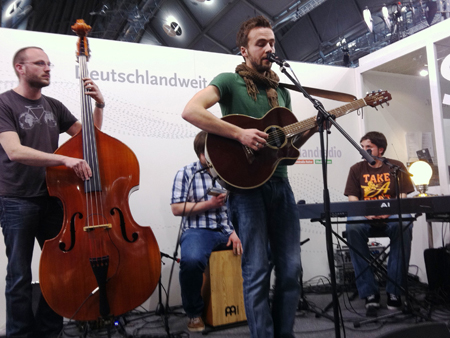 Corso auf der Frankfurter Musikmesse: Fabian von Wegen live