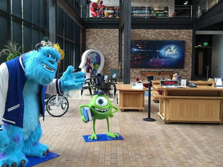 Zu Besuch in den Pixar Animation Studios.