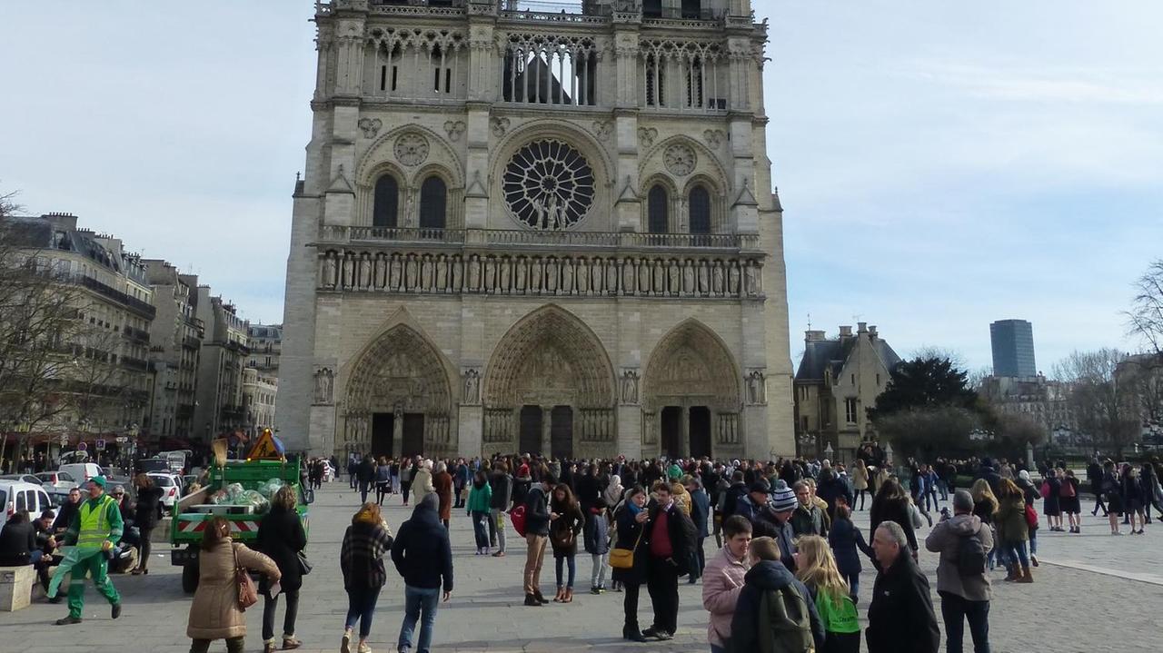 Die Kirche Notre-Dame in Paris