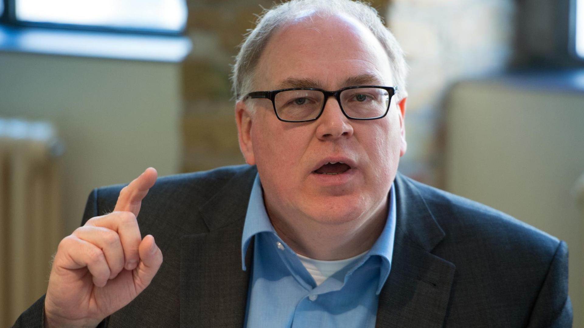 Professor Jochen Oltmer, Institut für Migrationsforschung und Interkulturelle Studien von der Universität Osnabrück
