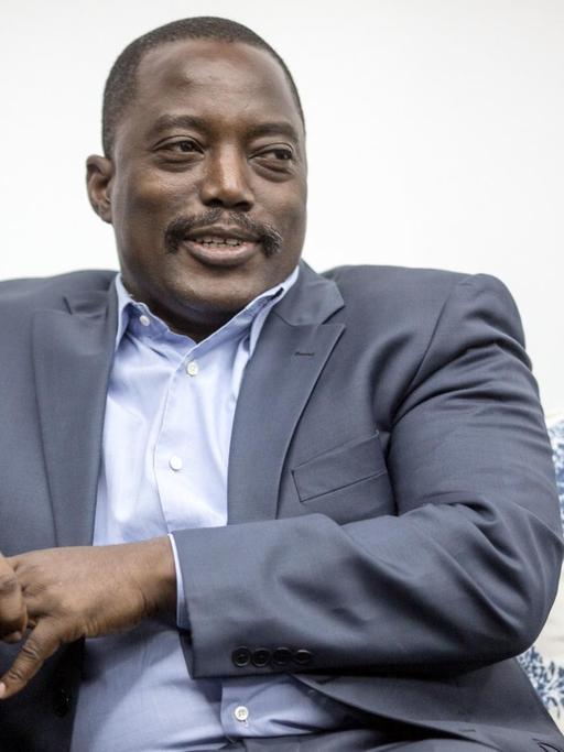 Zu sehen ist der Präsident der Demokratischen Republik Kongo, Joseph Kabila.