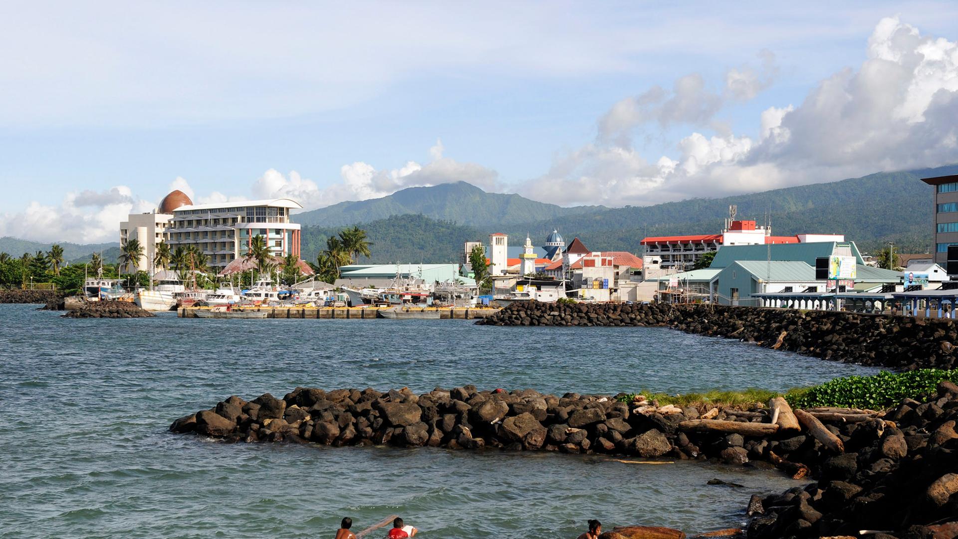 Insel Samoa - Kaiserliche Polizeitruppen in Übersee