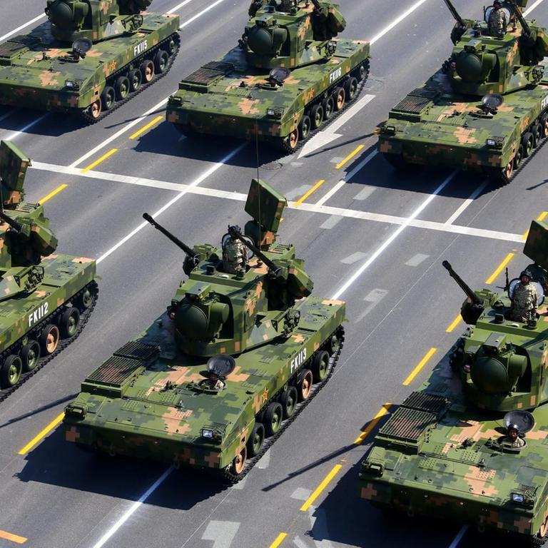 Militärparade in Peking im Jahr 2015 