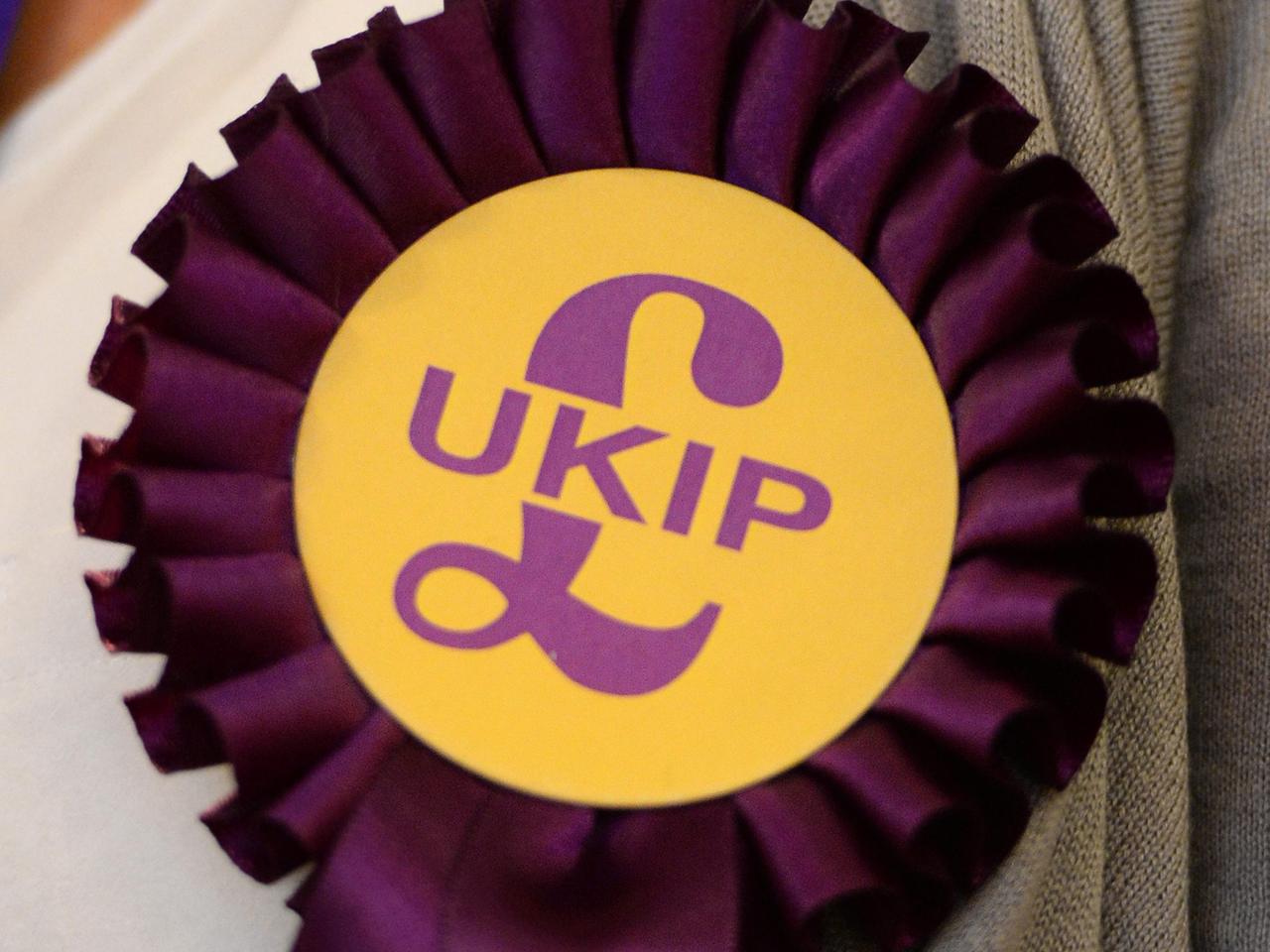 Das Logo der populistischen und EU-kritischen UKIP-Partei