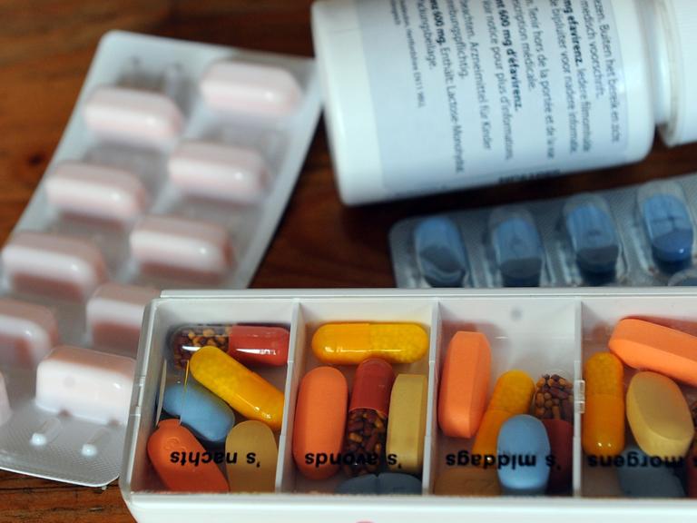 Medikamente von einem Aids-Patienten