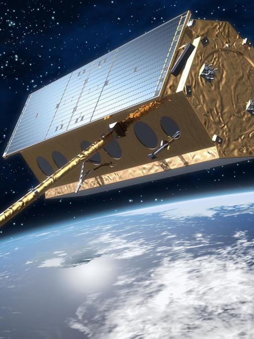Der deutsche Radarsatellit TerraSAR-X umrundet die Erde in einer Höhe von 514 Kilometern auf einer polaren Umlaufbahn. Mit seiner aktiven Antenne nimmt er neuartige und hochwertige X-Band-Radardaten von der gesamten Erde auf. TerraSAR-X arbeitet unabhängig von Wetterbedingungen, Wolkenbedeckung und Tageslicht und ist in der Lage, Radardaten mit einer Auflösung von bis zu einem Meter zu liefern.