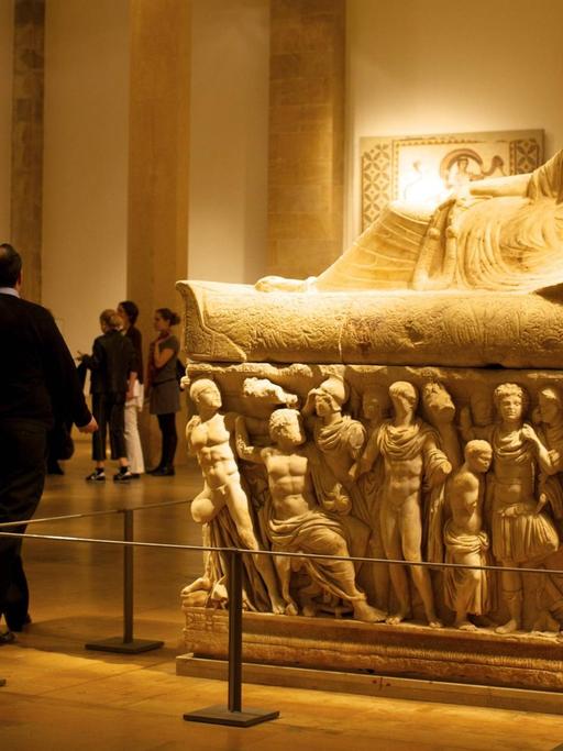 Das Archivbild aus dem Jahr 2010 zeigt einen Blick in das Nationalmuseum in Beirut.