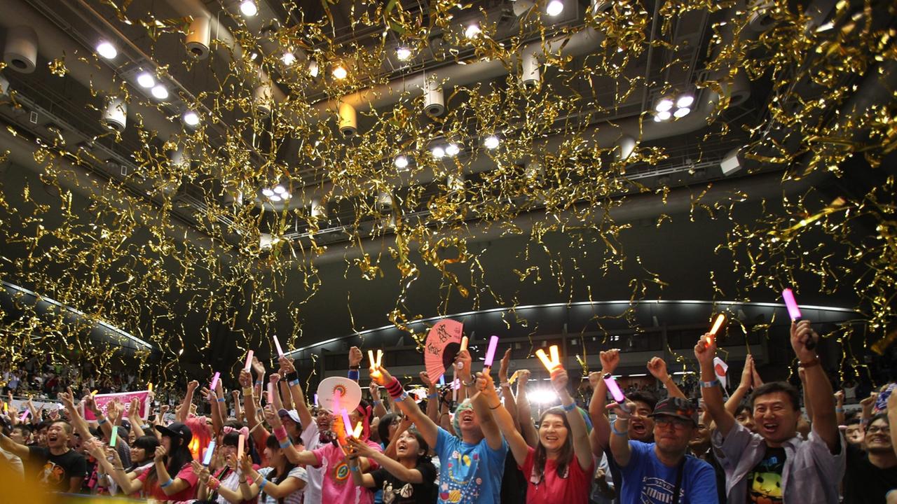 epa03856782 People celebrate after the announcement that Tokyo won the bid to host the 2020 Olympics, in Tokyo, Japan, early 08 September 2013. Tokyo was elected host of the 2020 Olympics by the International Olympic Committee on Saturday despite concerns