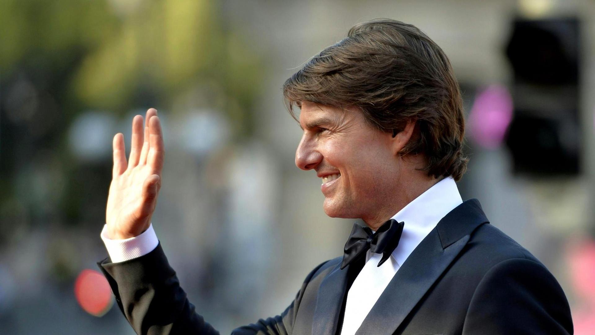 Schauspieler Tom Cruise bei der Premiere von "Mission: Impossible - Rogue Nation" in Wien