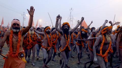 Das Maha Kumbh Mela Festival in Indien 2013