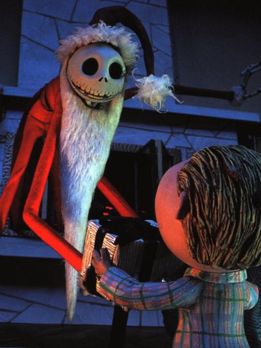 Filmstill aus Tim Burton's "Nightmare before Christmas", 1993.