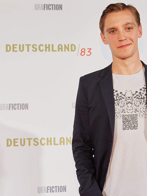 Der Hauptdarsteller der neuen achtteiligen Spionage-Serie "Deutschland 83", Jonas Nay.