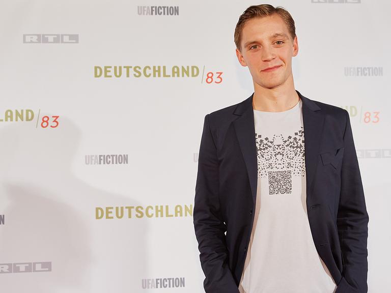 Der Hauptdarsteller der neuen achtteiligen Spionage-Serie "Deutschland 83", Jonas Nay.