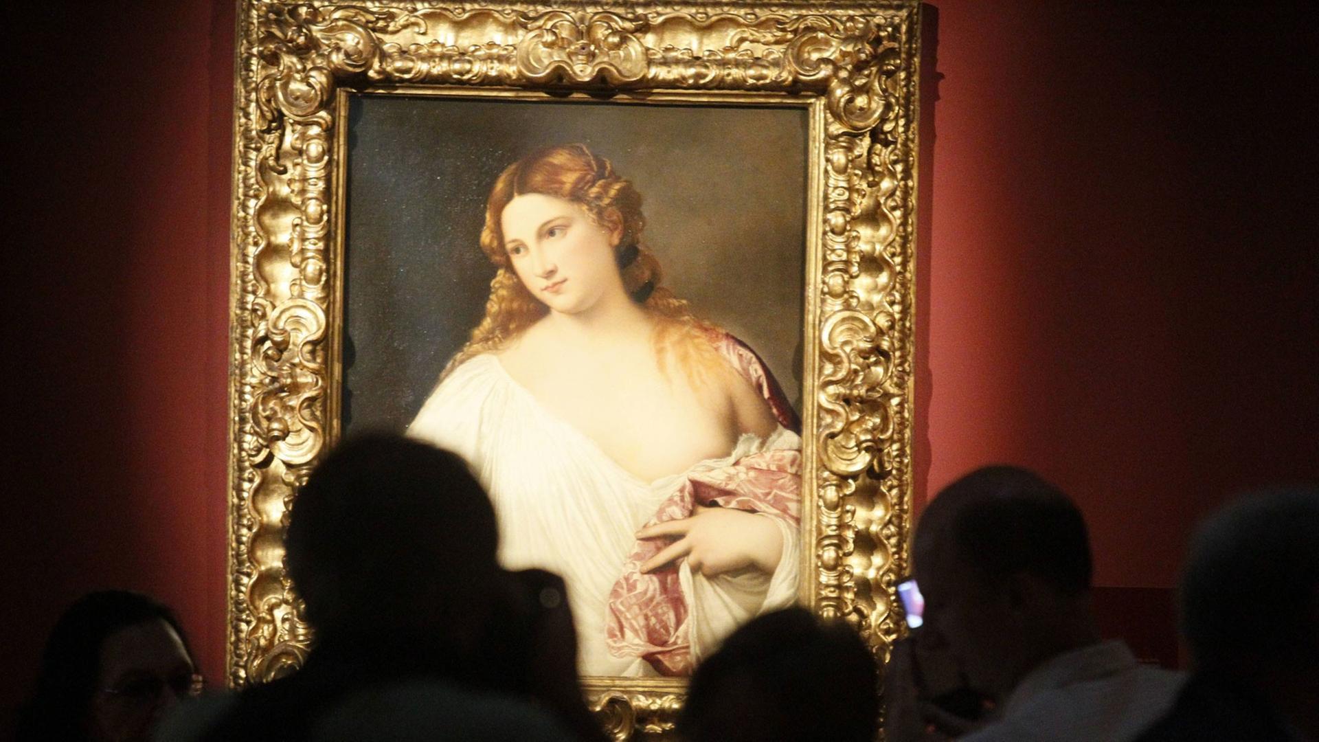 Das Bild "La Flora" von Tiziano Vecelli, einer der Hauptmeister der italienischen Hochrenaissance Das Bild "La Flora" von Tiziano Vecelli, einer der Hauptmeister der italienischen Hochrenaissance