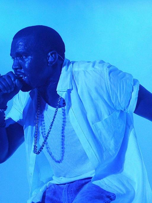 Rapmusiker Kanye West tritt 2011 beim 10. Austin City Limits Music Festival auf.