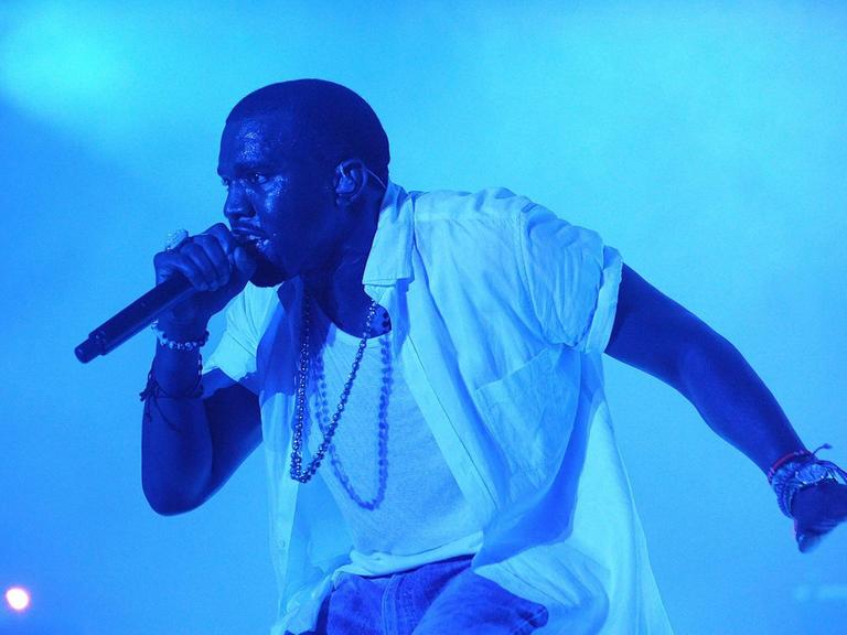 Rapmusiker Kanye West tritt 2011 beim 10. Austin City Limits Music Festival auf.